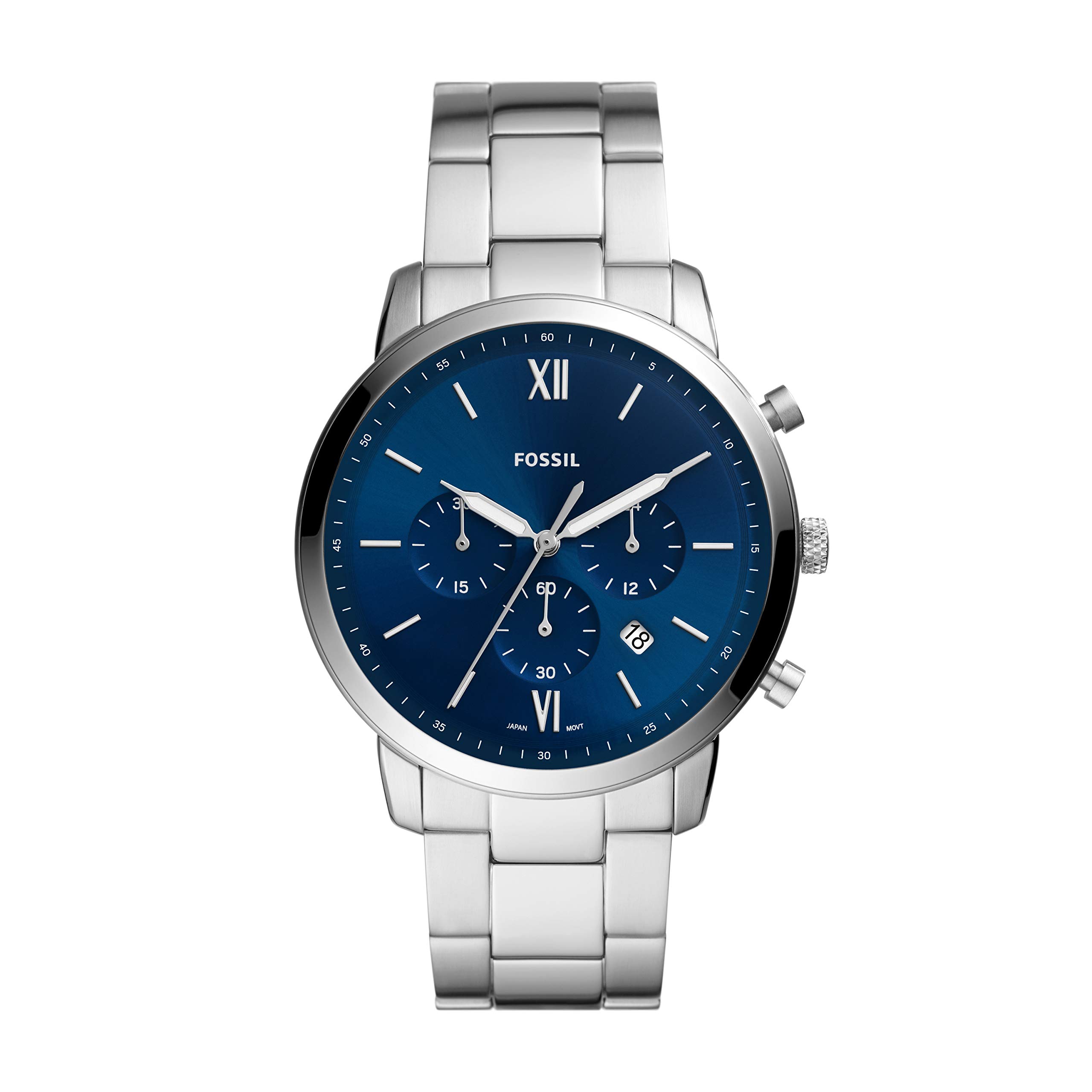 

[Fossil] NEUTRA CHRONO FS5792 Men s Watch, Silver, Official Import
