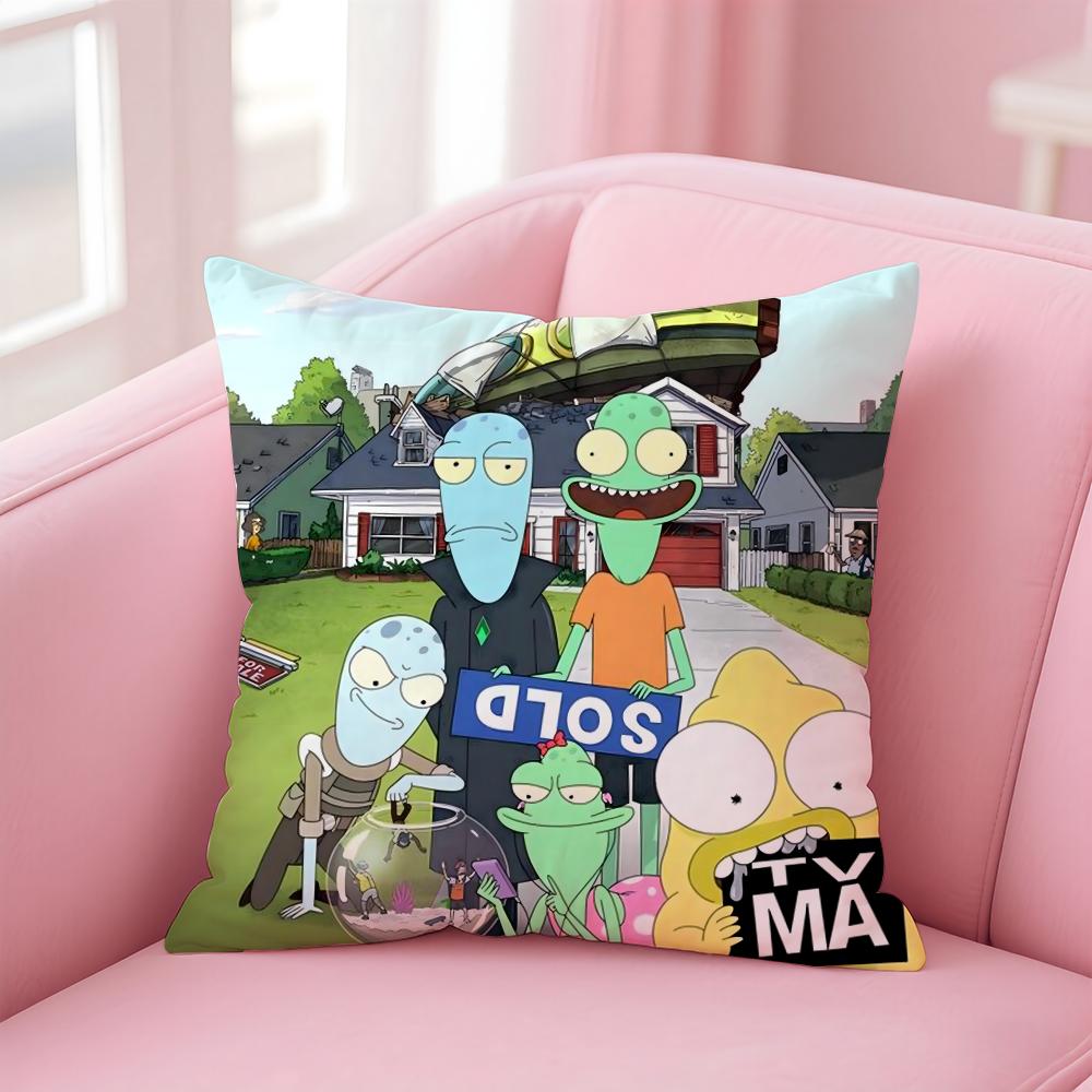 Solar O-Opposites Cushion Cover Comfortable Reversible Pillow Cover Ideal for Car Sofa Bedroom & Beyond