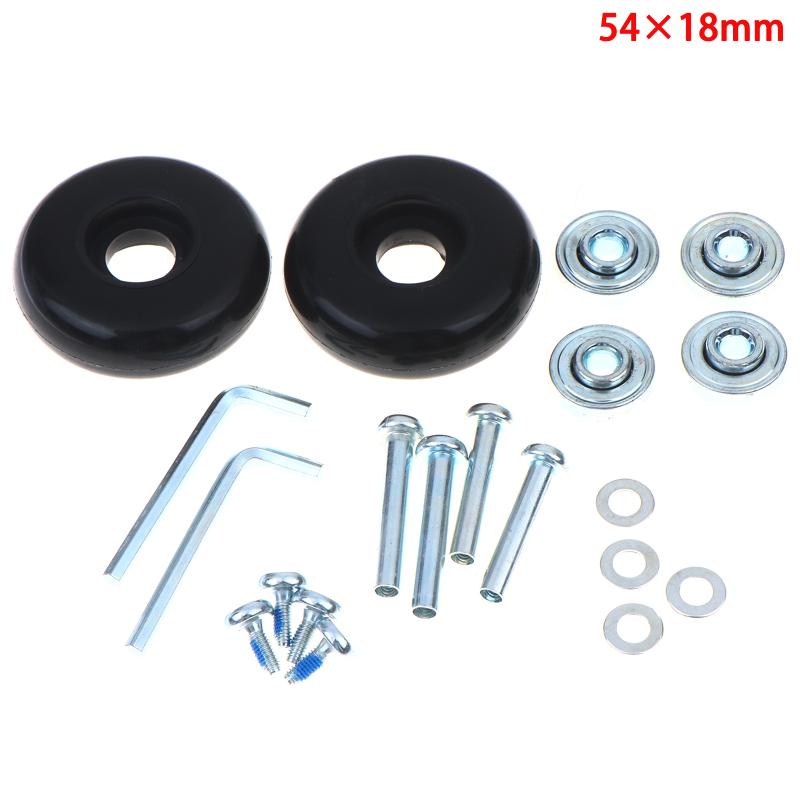 Universal Durable Silent Travel Luggage Casters Repair Replacement Suitcase Wheel Parts Wear Resistant Flexible