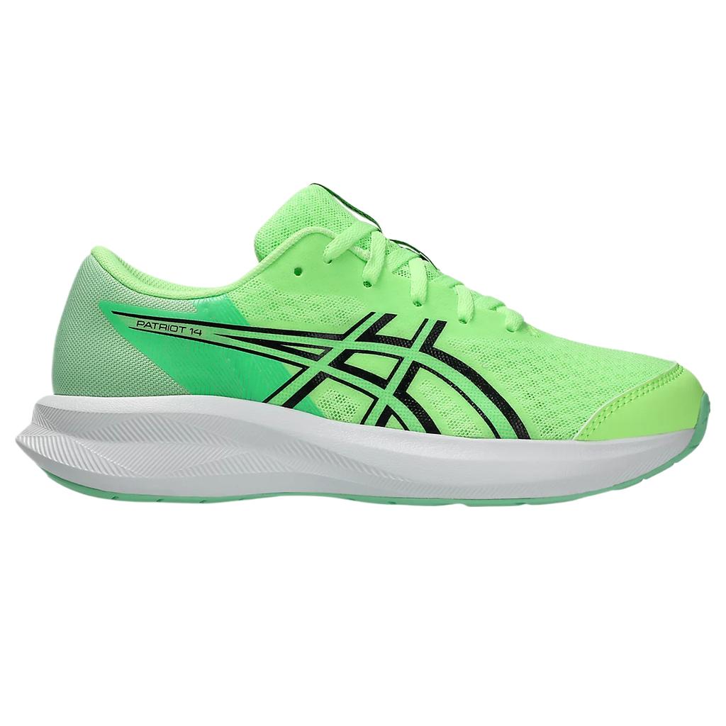 Asics Patriot 14 Synthetic Leather EVA Foam Midsole Round Toe Cushioning Low Top Running Shoes Kids sneakers 1014A392-300