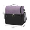 Large Capacity Double Layer Crosbody Lunch Bags Thermal Insulation Picnic Food Beverage Bag Outdoor Ice Bag Travel Storage Bags