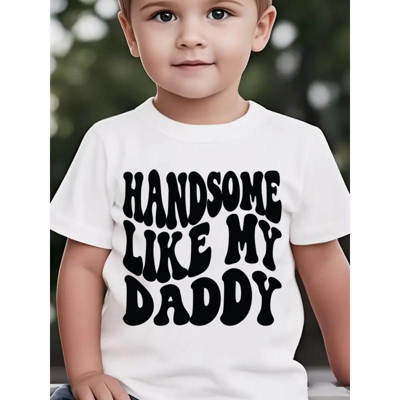 Boys Short-Sleeve T-Shirt Letter Print Summer Fashion Casual Outdoor 110