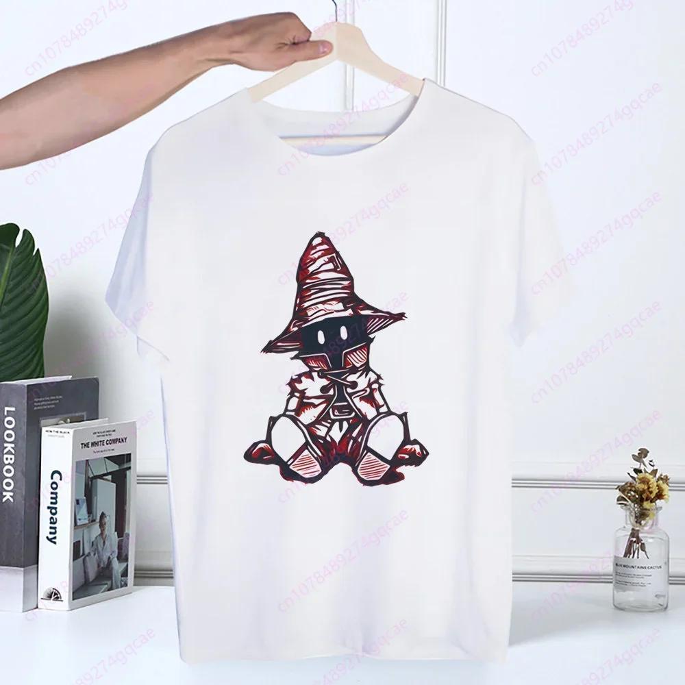 

Final Fantasy Anime Shinra Man Tshirt Summer Fashion T-shirt Casual White Funny Cartoon Print T-shirt Hip Pop Tops Tee 4XL