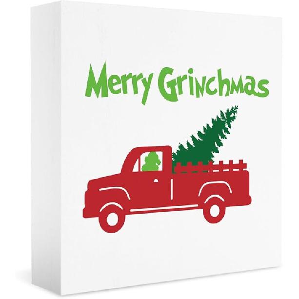 Christmas Vacation Funny Decorations - Xmas Holiday Sign, 5 X 5 Inches