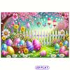 VIKAMA Fresh Countryside Style Decorative Tapestry Family Gathering Atmosphere Dreamy Spring Wind Background Cloth