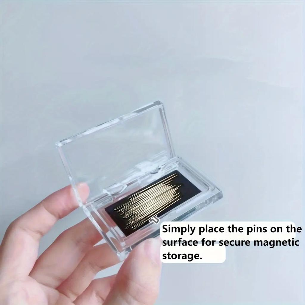 1Pc Magnetic Sewing Needles Storage Box Rectangle Sewing Needle Storage Case DIY Sewing Tool Accessories