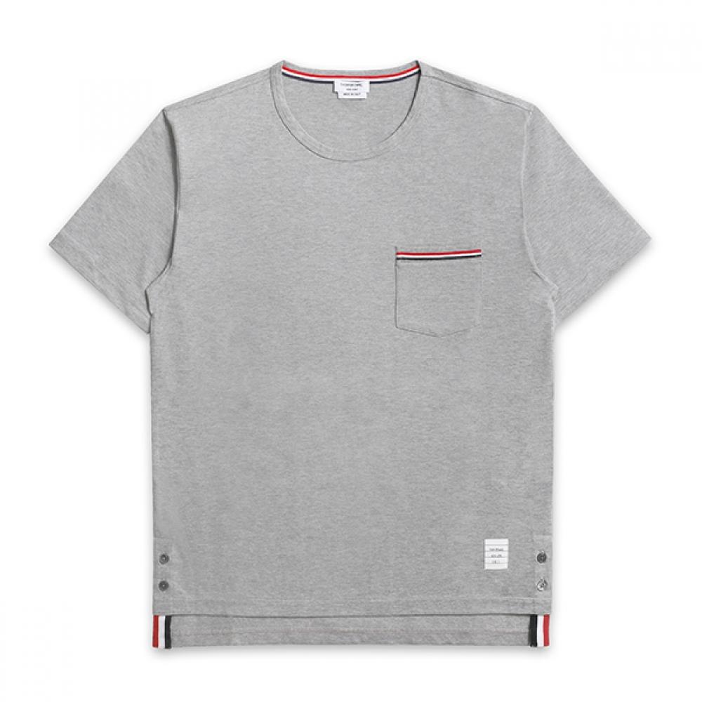 

Tom Brown Mjs010a 01454 055 Stripe Trim Chest Pocket Mens Short Sleeve Tee MJS010A 01454 055 (4)