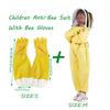 Children Anti-Bee Suit One-Piece Anti Bee Suit with Mesh Mask for Kids Beekeeping Practice Kid Clothing Apiculture Equipement