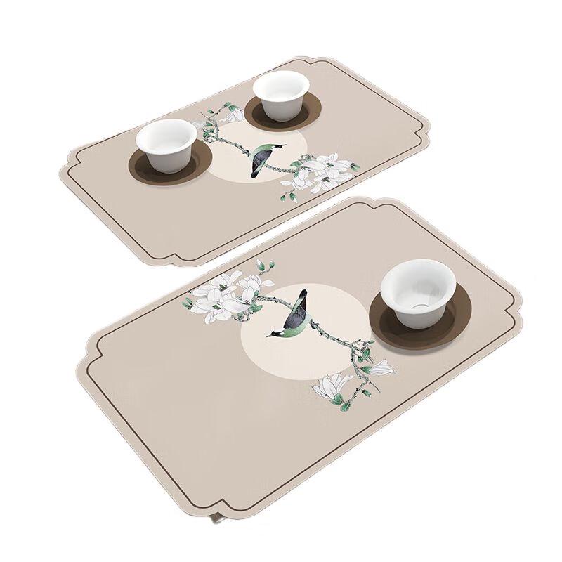 CINKYBOO Diatomaceous Earth Tea Mat Set