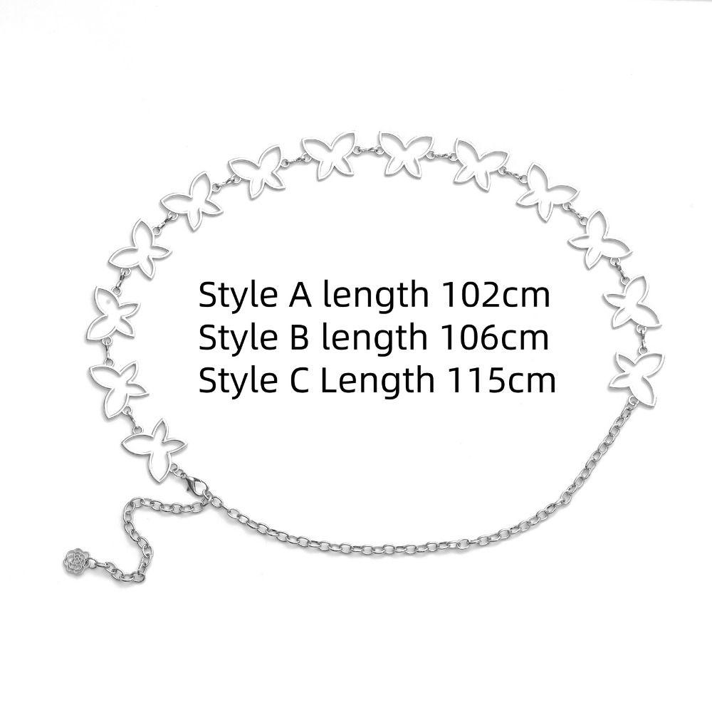 Metal Waist Accessories Y2K Waist Chain Accessories Butterfly Waist Chain  Summer