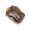 MEXICAN Women's Crossbody Bag, Handbag, Cowhide Shoulder Bag, Bucket Bag, Brown