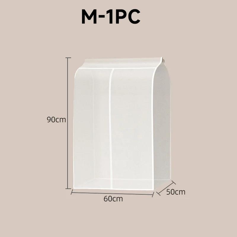 3D Große Kleider Staubschutzhülle Kleidungsstück Anzug Kleid Mantel Wasserdicht Kleidungsschutz Hängender Organizer Kleiderschrank Aufbewahrungstasche