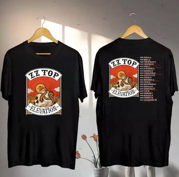 2025 ZZ Top The Elevation Tour Shirt ZZ Top Band 2025  CG2381 2 side Unisex T-Shirt M