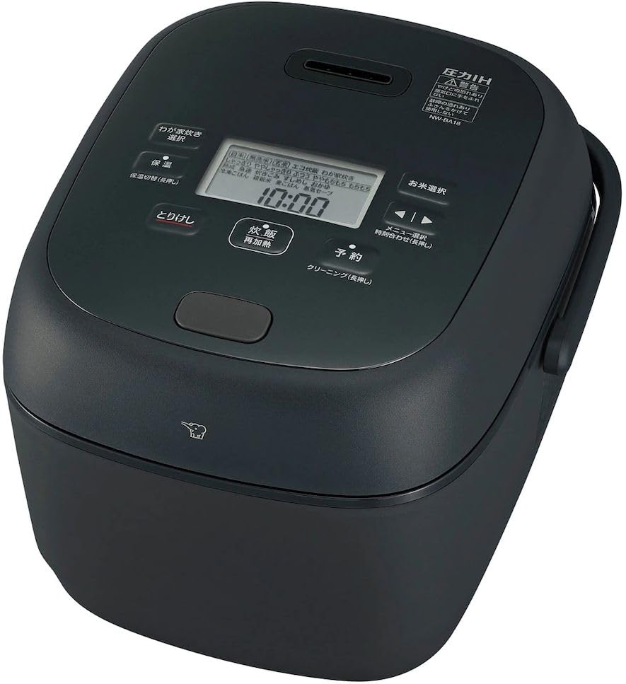 

Рисоварка Zojirushi, скороварка IH, рисоварка 1 Sho Cooking Extreme Cooking, черная NW-BA18-BA