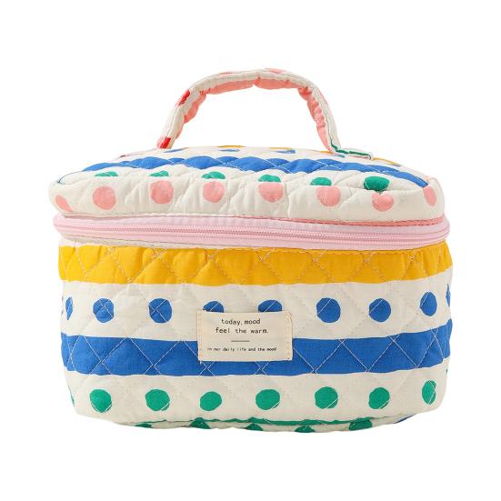 

Портативная косметичка с цветным принтом на молнии большой емкости с ручкой Портативная сумка для мытья Многофункциональная сумка для хранения предметов Дорожная сумка для туалетных принадлежностей разноцветный