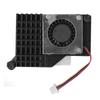 for Pi  Cooler Replacement Aluminium Alloy Temperature Controlled PWM Speed Control Cooling Fan for
