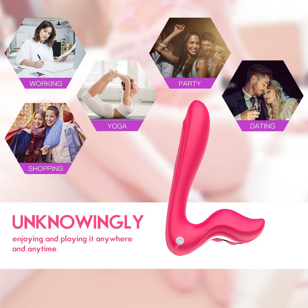 2 In 1 Sucking & Vibrating Clit Stimulator | Breast Tickle Patting Adult Toy for Women