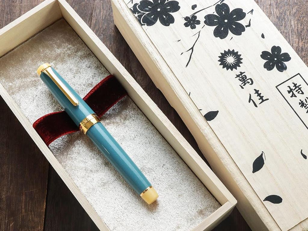 WANCHER Otsukimi Fountain 21K Gold Nib Extra Pen, (EF Fine)