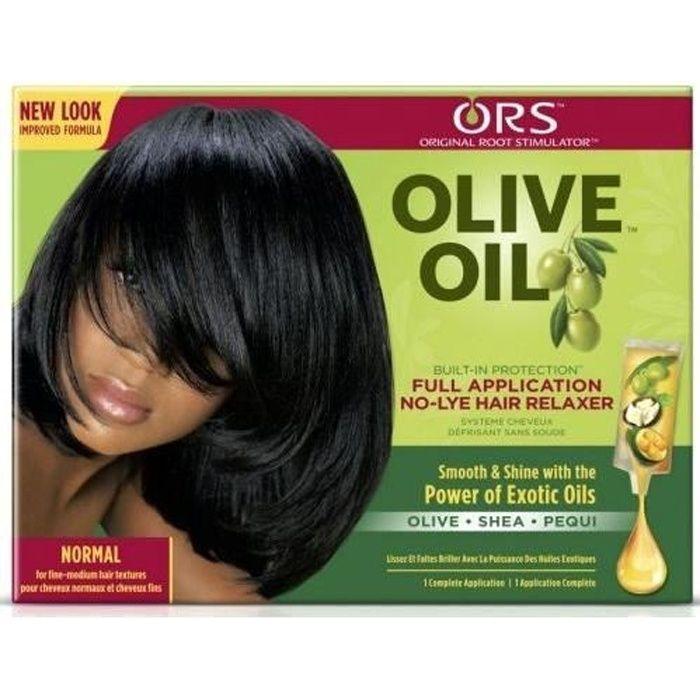 ORGANIC ROOT STIMULATOR - Kit défrisant Olive Oil (Normal) 484g