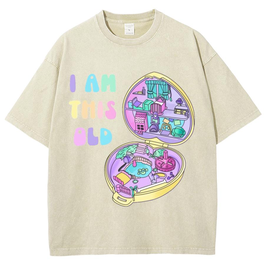 

Летняя женская футболка с принтом мультяшной шкатулки для драгоценностей, оверсайз, с коротким рукавом, в стиле Y2K, повседневная, милая, крутая девушка 3XL