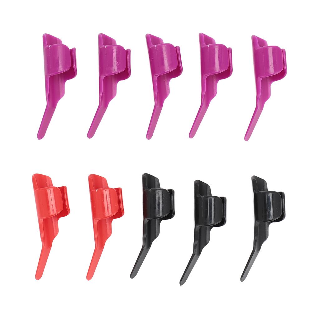 10pcs Sewing Fingerthing Pusher Thread Controller Colourful Finger Protector Awl and Fabric Pusher Sewing Fabric