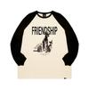 BLANKBRICK Friendship Raglan Long Sleeve Cream