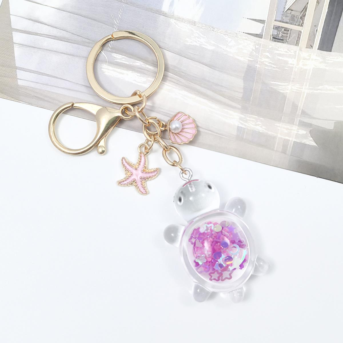 

Светящийся брелок-черепаха с пайетками, милый подвеска-животное для сумки, модная игрушка-украшение, брелок-подвеска для пары, семьи