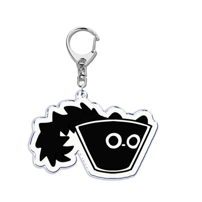 Cute Cartoon Cat Pet Keychain KeyRing Fashion Funny Black Cat Popular for Bag Pendant Llaveros Aaccessories Gift