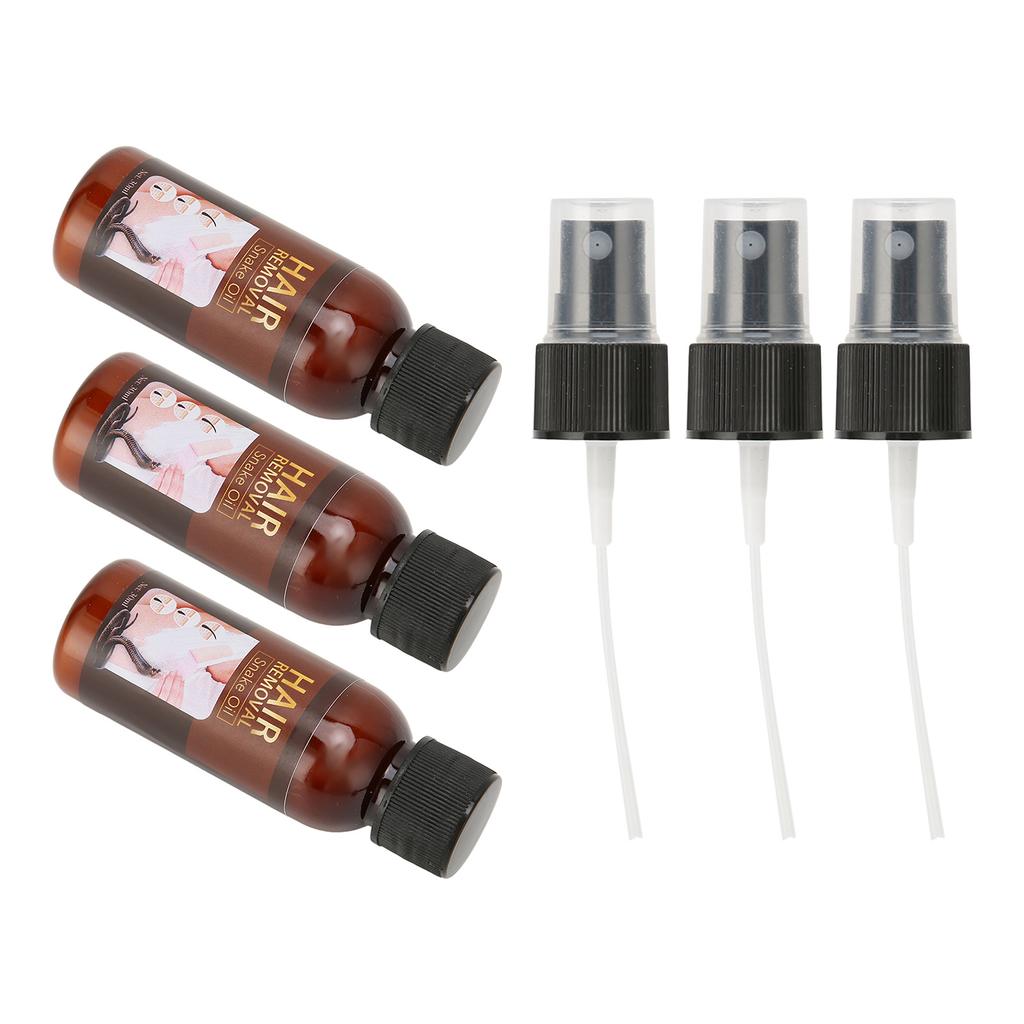 3pcs 30ml Snake Oil Hair Removal Spray Plant Extract Painless Depilatory Spray for Underarm Legs