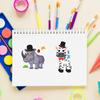 Adorable Cartoon Animal Themed Puzzle Stickers For Kids Family Interactive Fun
