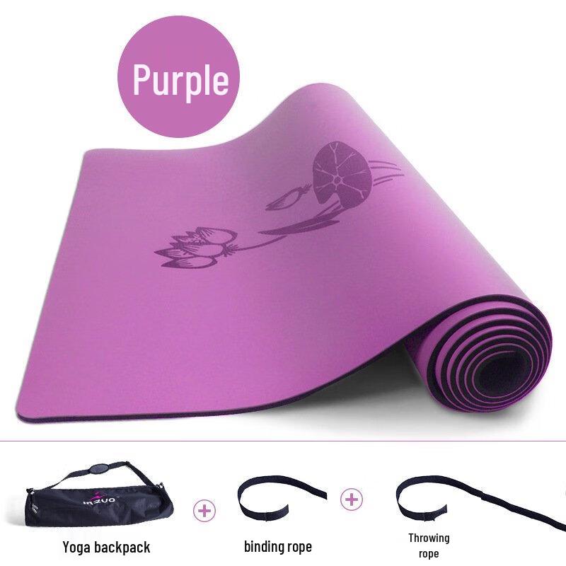 Longchan Lotus Series Natural Rubber Anti-slip Yoga Mat