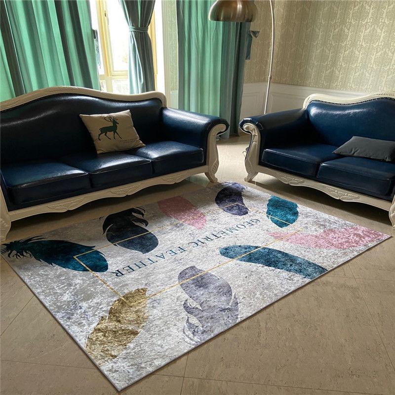 Vardagsrumsmatta Abstrakta Mattor Sovrum Konst Klädkammare Rumsdekoration Matta Halkfri Matta
