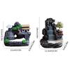 Creative Home Decorations Windproof Backflow Incense Fountain&Candlestick Ornaments Desktop Ind G6D8
