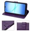 Coque de Protection - BOOLING - Samsung Galaxy A17 5G/4G - Cuir PU Papillon Violet Nuit - 2 Vitres