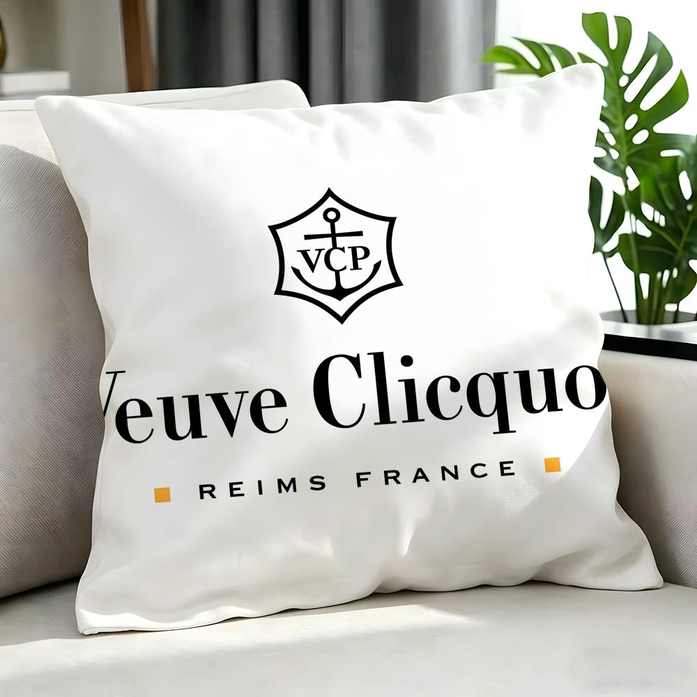 Merk Veuve Clicquot Kussenhoes Kussenhoes Set 4 Stuks 50X50 45X45 40X40 Kussensloop Decoratief Bank Huisdecoratie Linen 35*35(CM)-1Pcs