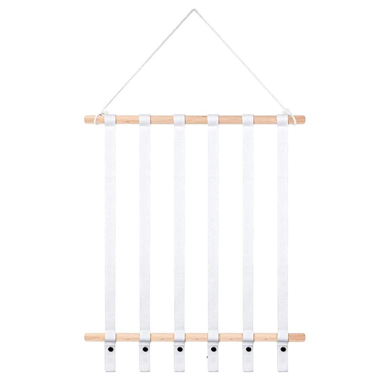 

Плетеные деревянные палочки для хранения, держатель для ремня, заколки для волос, ободки, органайзер для девочек-подростков, головные уборы, настенные подвески