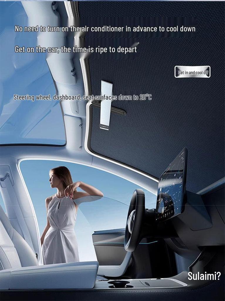 Mercedes Sunshade for GLC, C260L, E300L, GLB C-Class - Windshield Heat Insulation Curtain