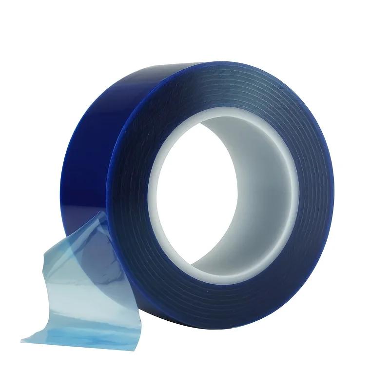 1Pc Blue Wheel Rim Protector Film No Residue Self Adhesive Tape Scratch Resistant For Car Rims Doors Windows Wall Decor Car