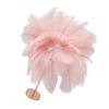 Ostrich Feather Table Lamp Rechargeable Modern Romantic Decoration Lamp Bedroom Bedside Lamp for Home Decoration