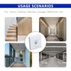 Senzor de Mișcare PIR Infraroșu Tip 86 Comutator Automat 220V AC 180-265V Panou Montat pe Perete Alb Fotosensibil Temporizare Reglabilă Single