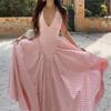 Cross2026 Spring Women's Elegant V-Neck Halter French Dress