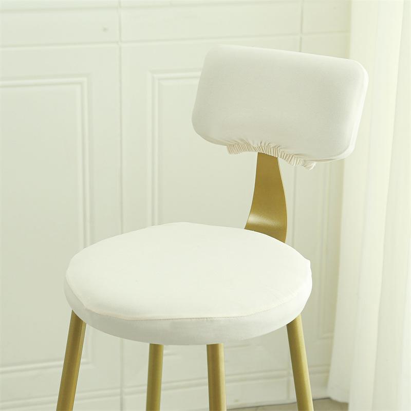 Chair Cover Elastic Universal Round Stool Chair Cover Full Dust Shield Modern Bar Rotating Chair Stool Cover Durable