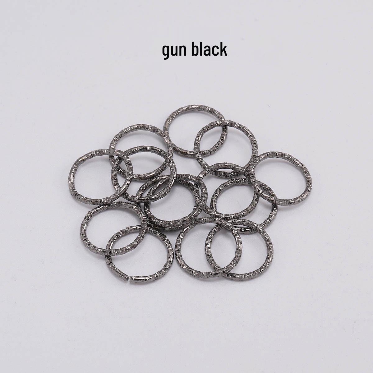 

Ювелірні аксесуари своїми руками: Набір тиснених стрибкових кілець та одинарних з єднувальних кілець для рукоділля 1.2*8mm (100 pcs/17g)