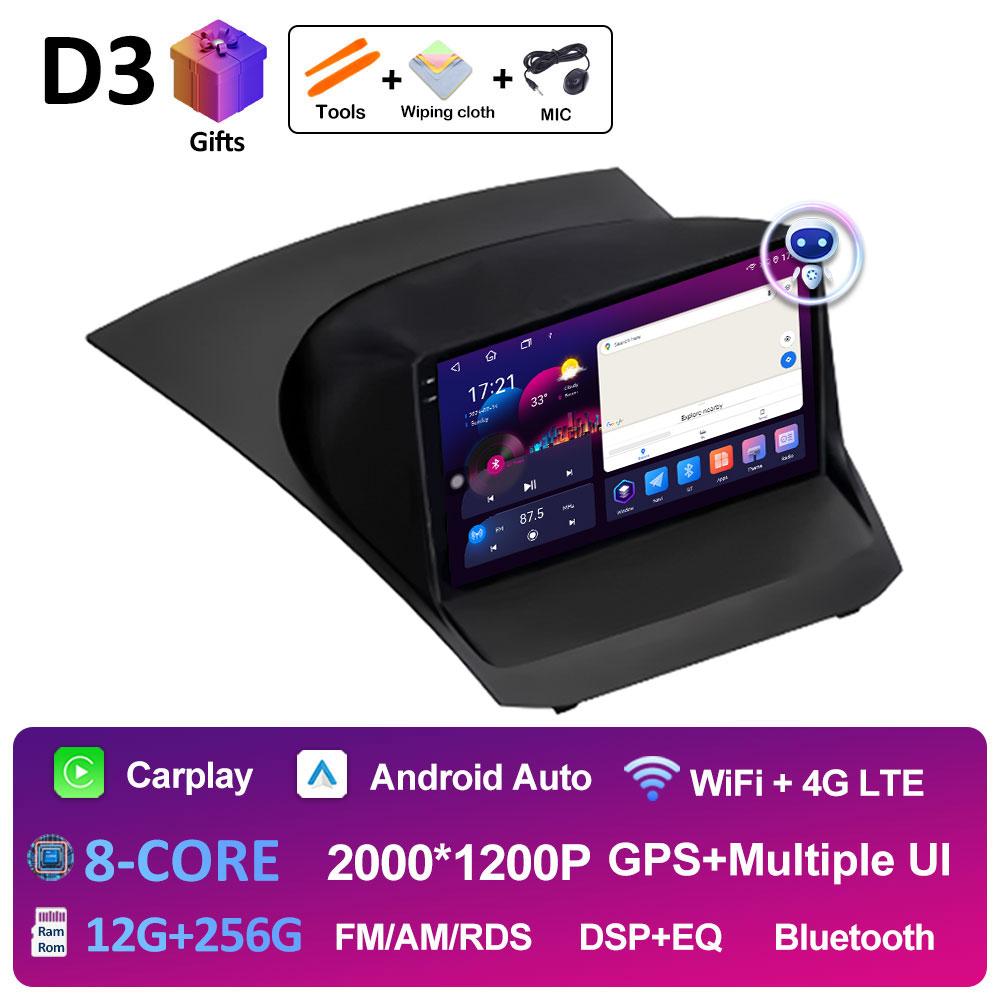 For Ford Fiesta Mk7 2009 2010 2011 2012 2013 - 2017 Android Smart System 2.5D Touch Screen Bluetooth DSP Stereo Auto Tools WIFI