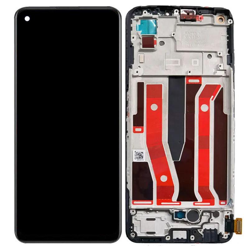For Oppo A95 5G OEM Grade S AMOLED Screen and Digitizer Assembly+Frame Phone Part (without Logo)