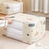 Large Capacity Clothes Storage Bag Organizer With Reinforced Handle Suitable For Blankets Bedding Foldable With Sturdy Zipper
