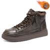Men's Winter Fleece-Lined Waterproof Non-Slip Martin Boots - Warm, Durable, and Versatile.