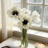 11.8" Artificial Flower Long Stem Realistic Faux Silk Ranunculus Bouquet for Home Kitchen Wedding Decoration Floral Arrangement Spring Table