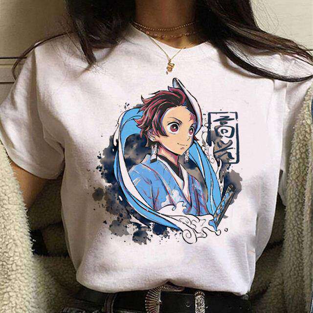 Demon Slayer T-Shirt - A Trendy, Casual Crew-neck, Oversized, Fun Short-sleeved Children's and Adult T-shirt.