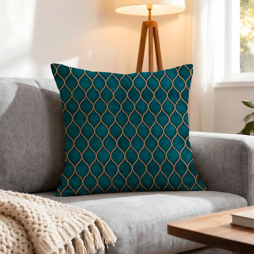 Pattern Diamond Pattern Cushion Cover 1Pcs Decorative Covers Soft Cushion Case For Sofa Couch Decor 40X40 45X45 Pillowcases